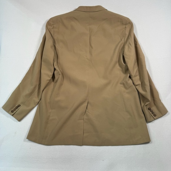 John Weitz Blazer Suit Jacket Mens Size 48L* Tan - Picture 2 of 11